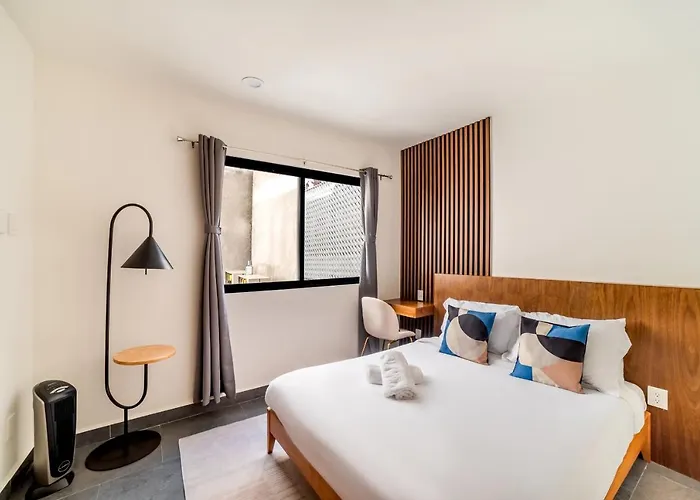 Apartment Tn-colonia Roma Ideal 4 Personas, Con 2 Recamaras Y Cerca De Todo!